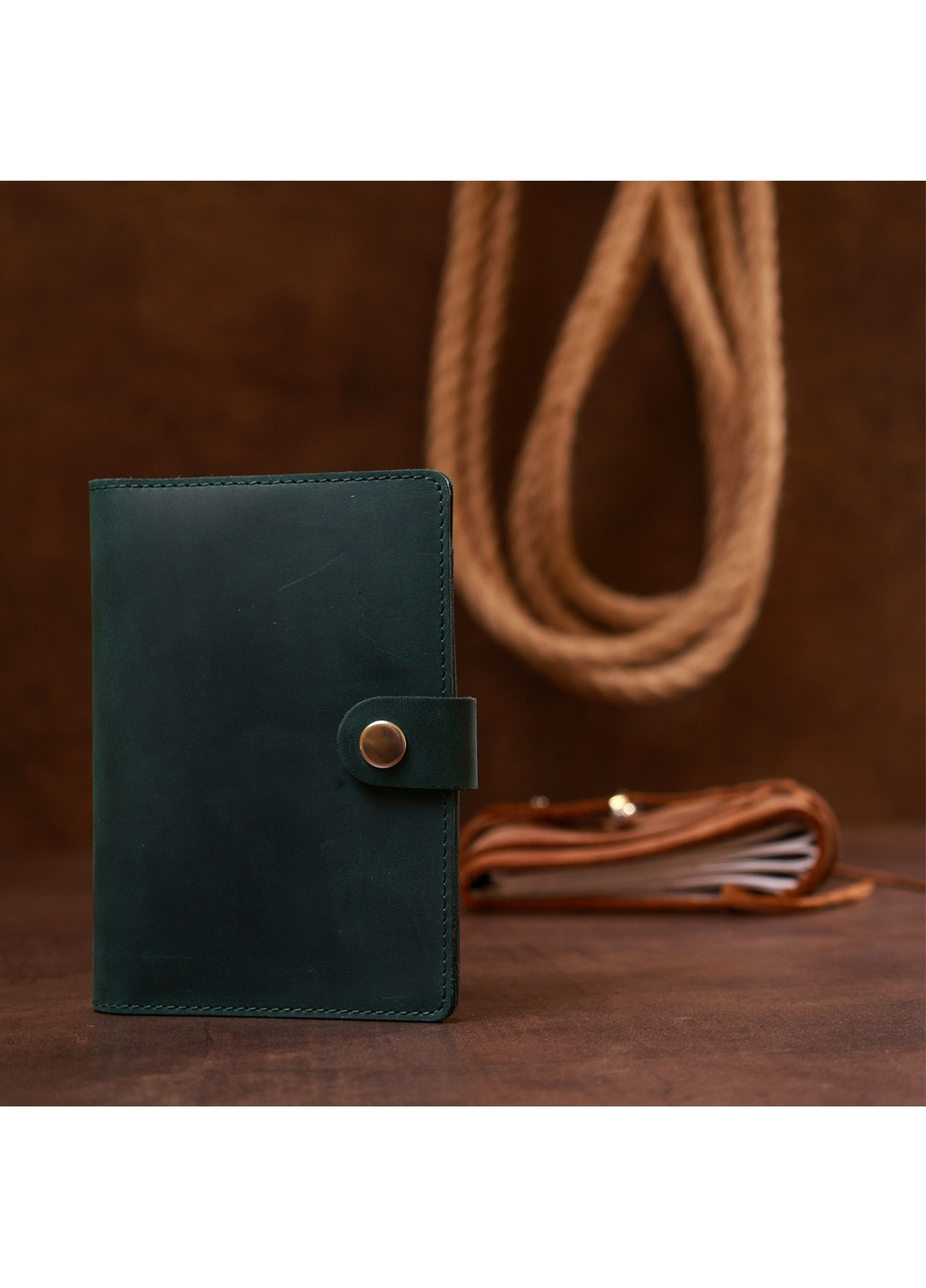 Кожаная обложка для документов 10х14 см Shvigel (260513560)