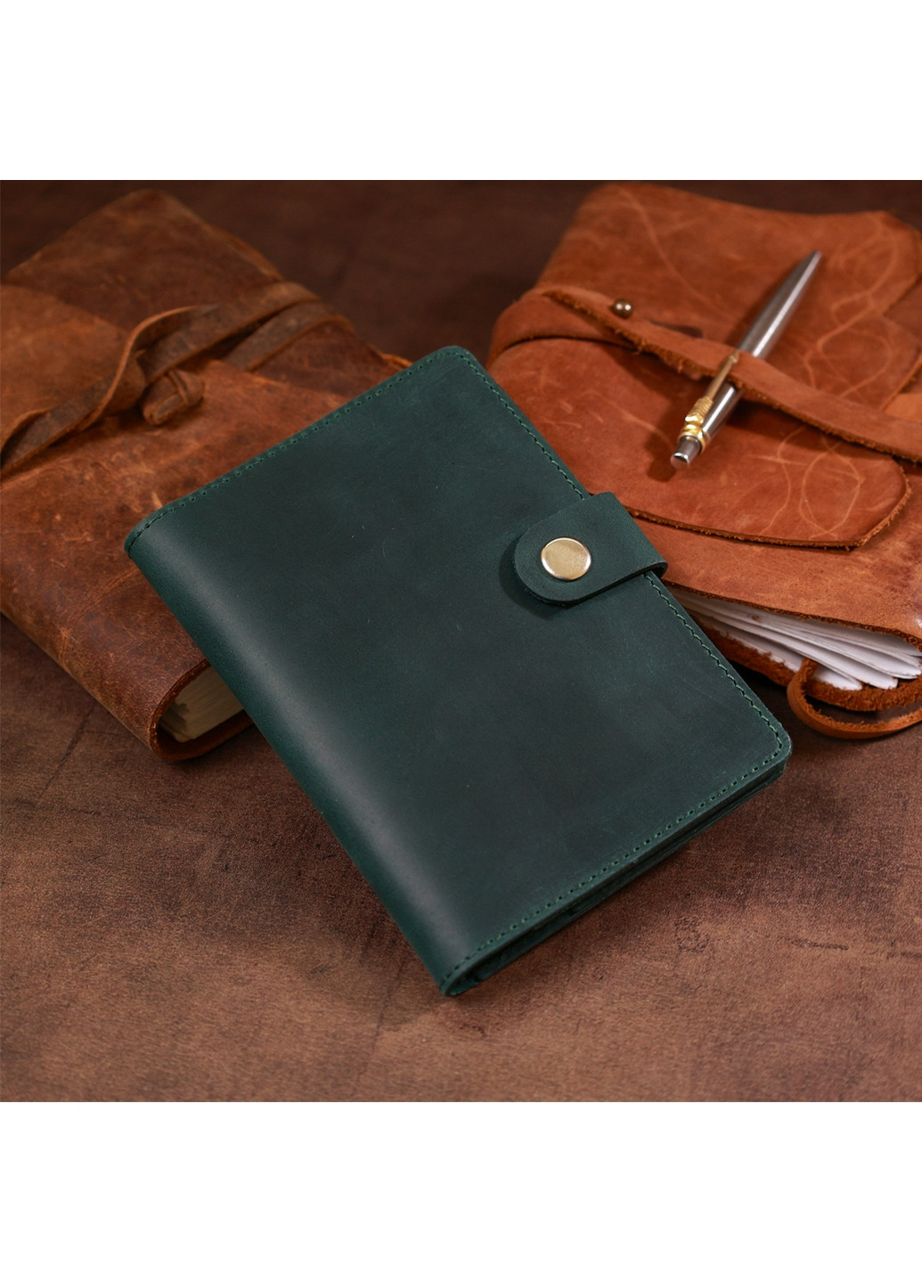 Кожаная обложка для документов 10х14 см Shvigel (260513560)