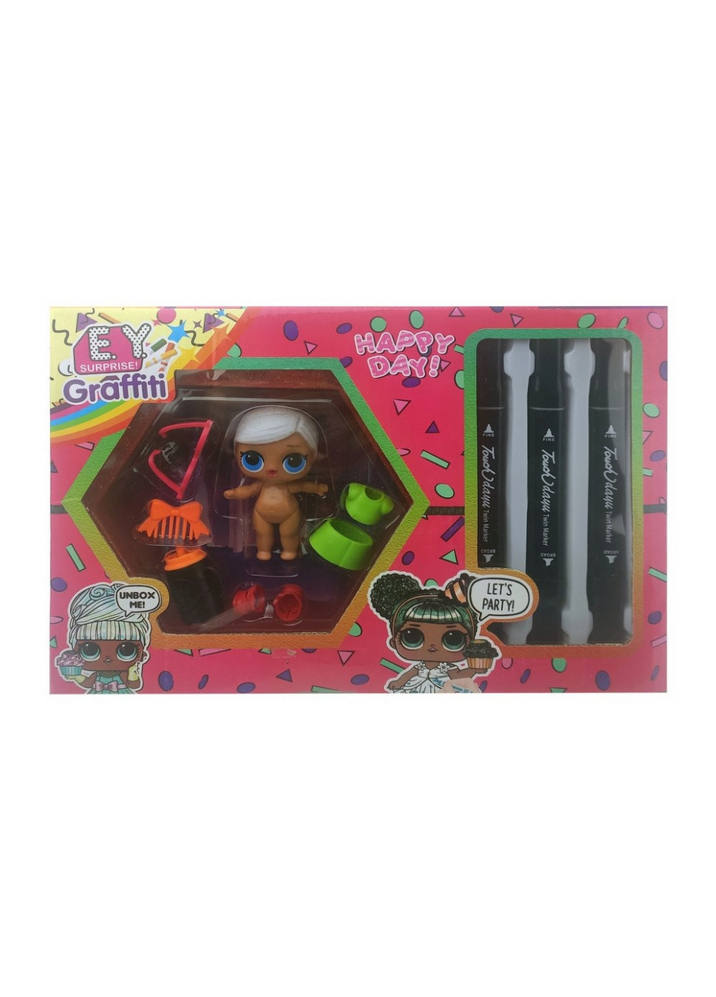 Детская Кукла "L.Q.L" с маркерами 6,5х21,2х17,5 см Bambi (260529587)