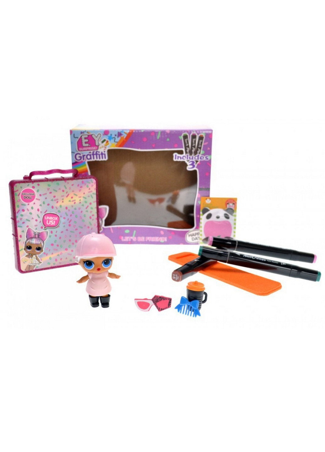 Детская Кукла "L.Q.L" с маркерами 6,5х18х16,5 см Bambi (260529527)