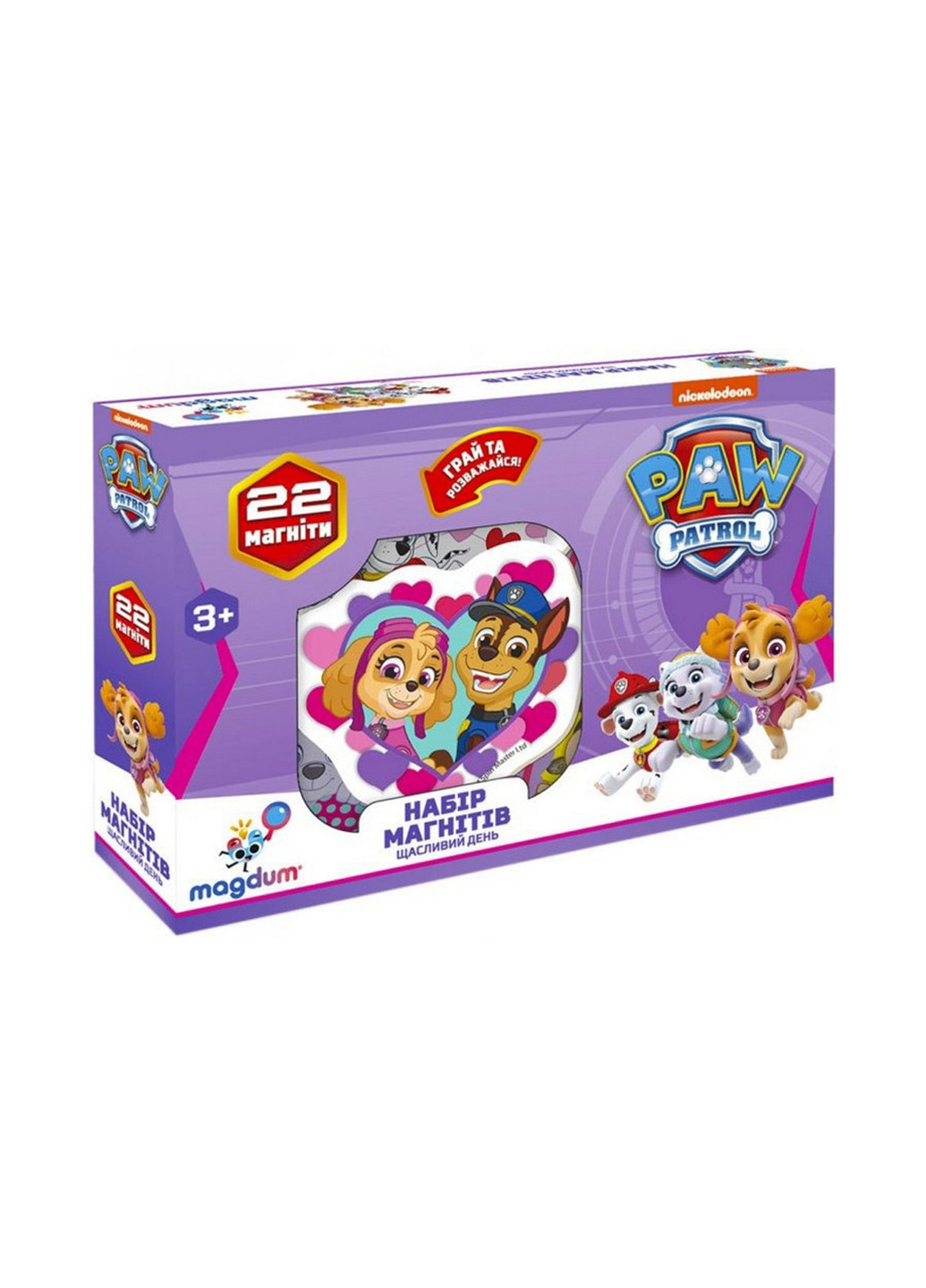 Магниты "Счастливый день" Щенячий патруль, 22 магнита 17х12х4 см MAGDUM (260532282)