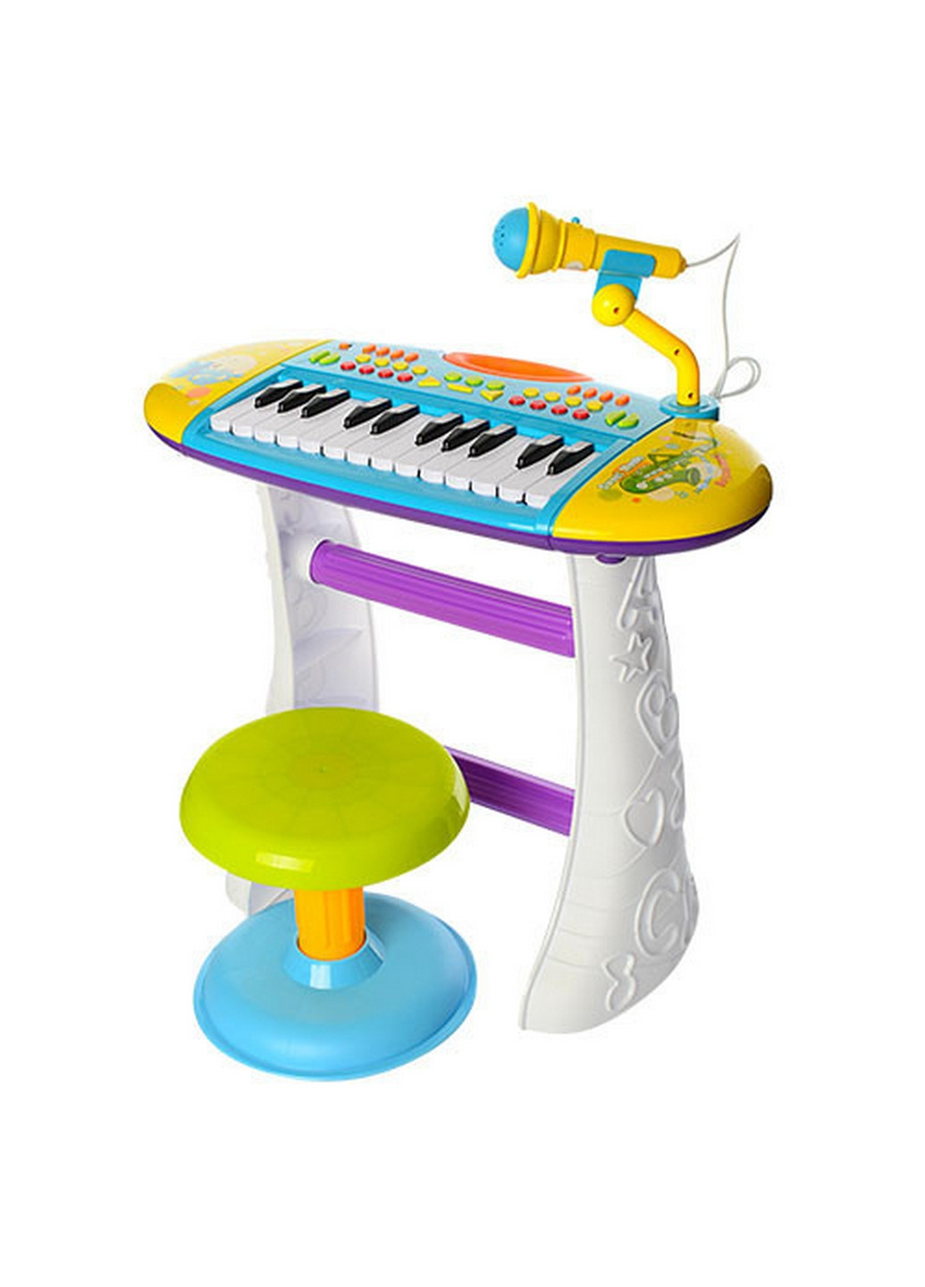 Детский синтезатор на ножках со стульчиком 50х48х11 см Limo Toy (260529905)