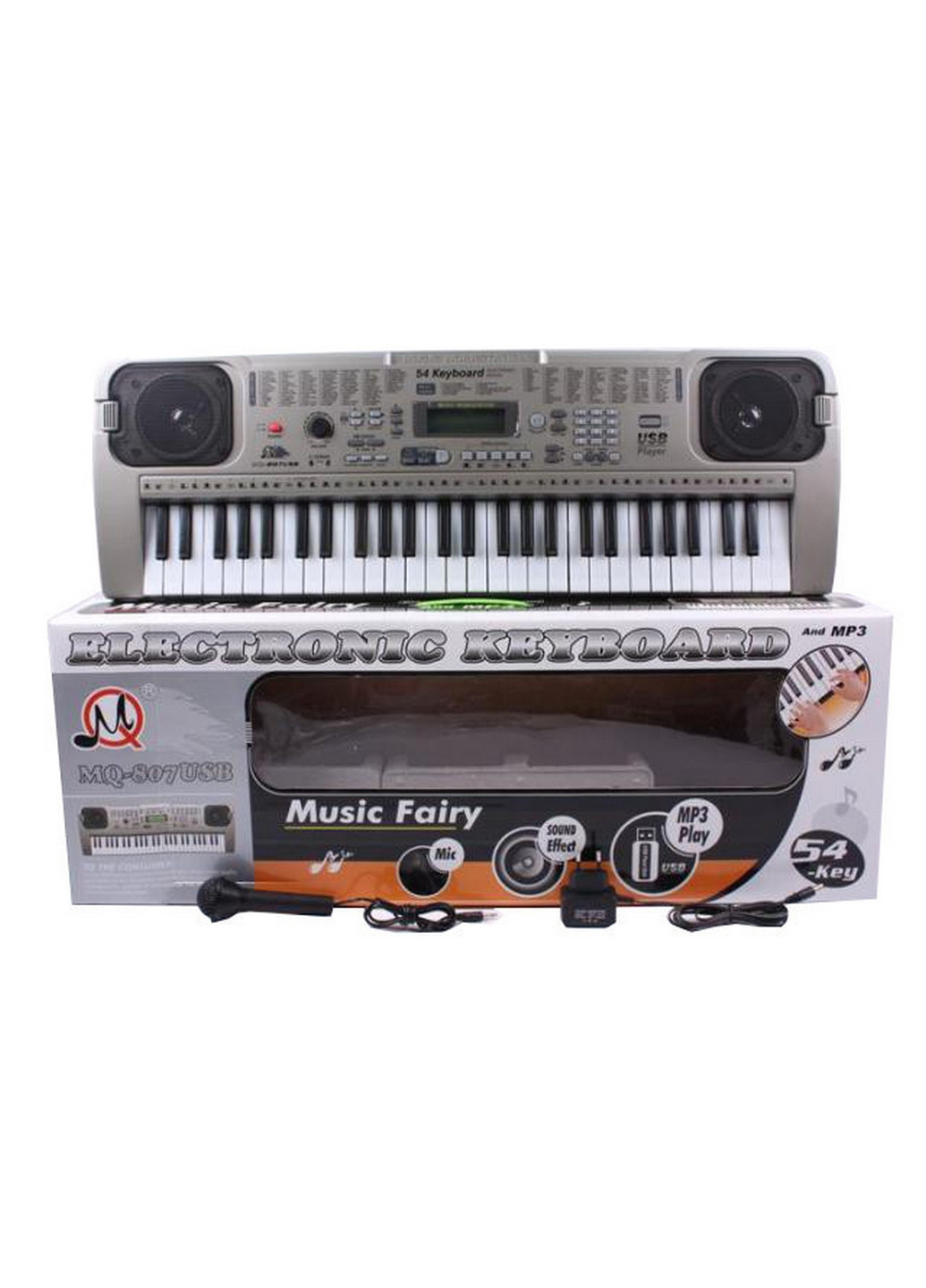 Детский орган с микрофоном, 54 клавиши 70х23х8 см Bambi (260529578)