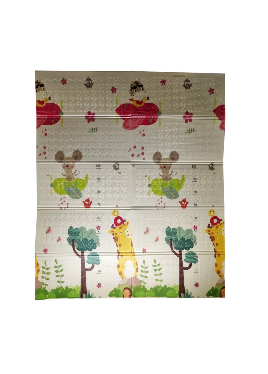 Термокилимок двосторонній Жираф 180х200 см Bambi (260531589)