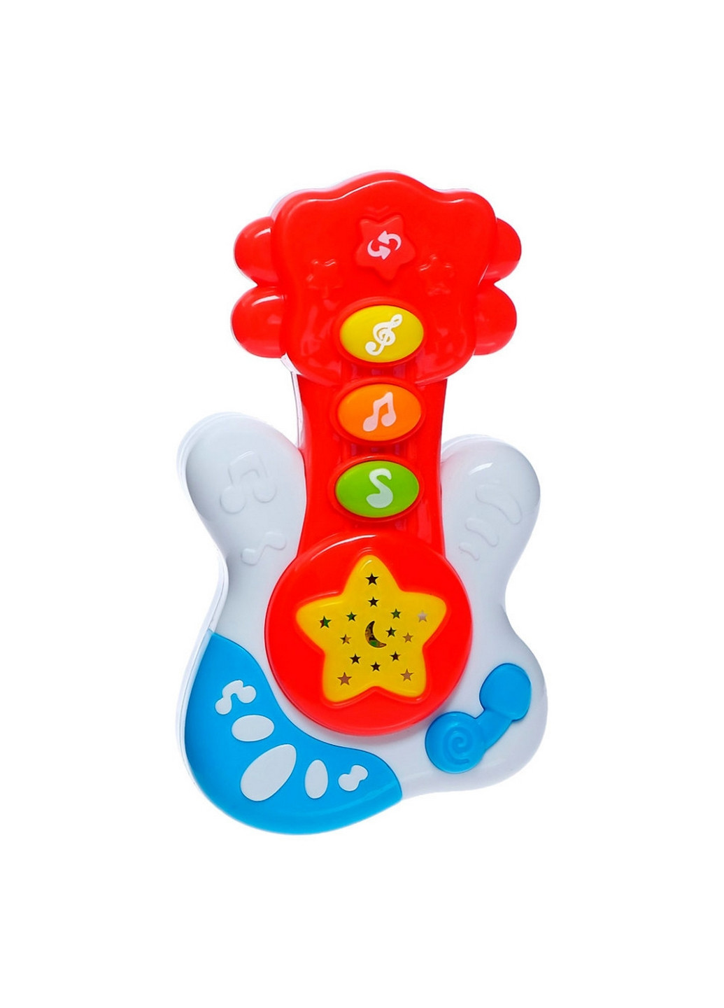 Музична розвиваюча гітара зі звуком та світлом 6,5х18,5х13 см Bambi (260529572)