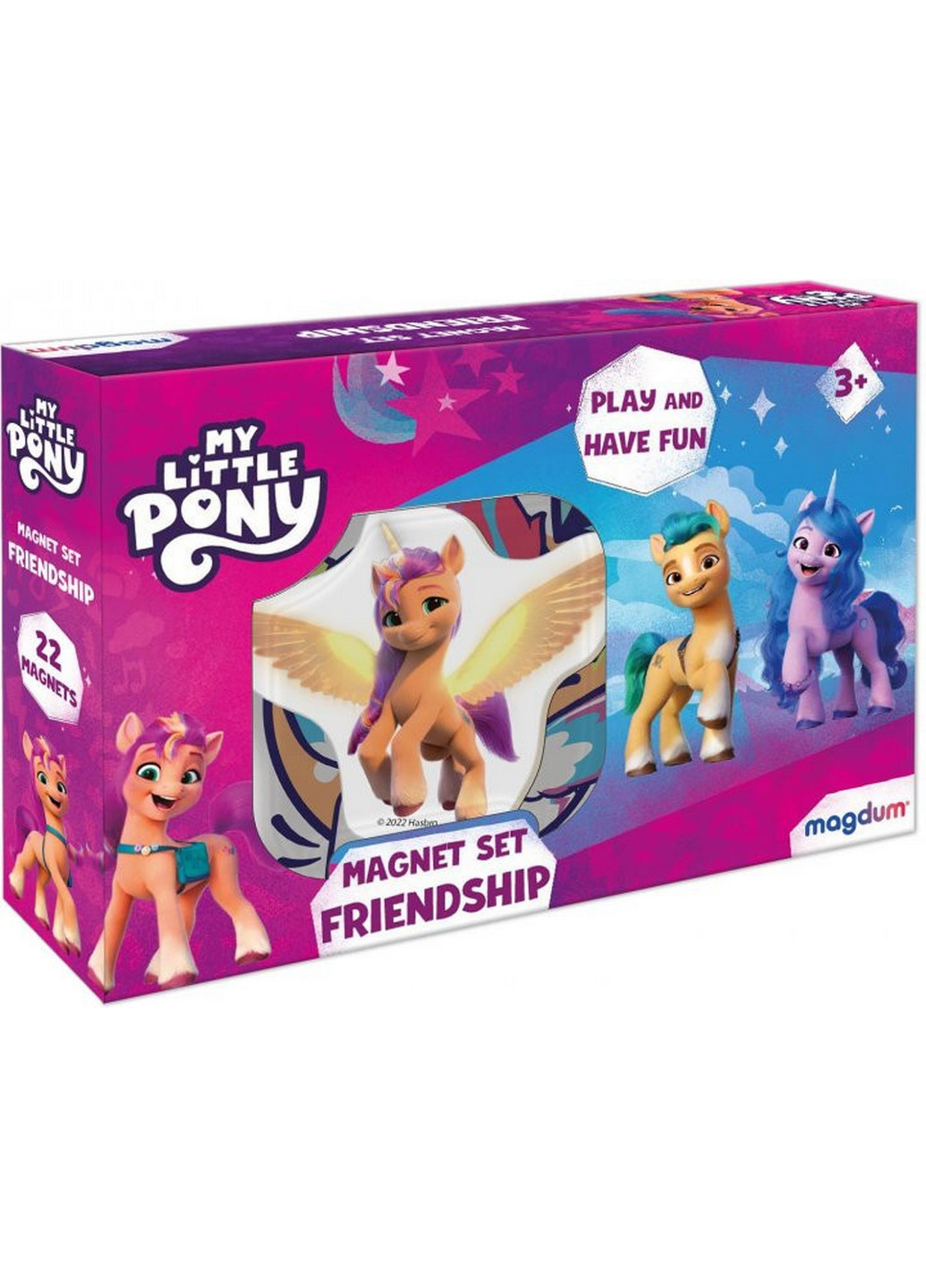 Набір магнітів "My Little Pony Дружба" 4х17х12 см MAGDUM (260530228)