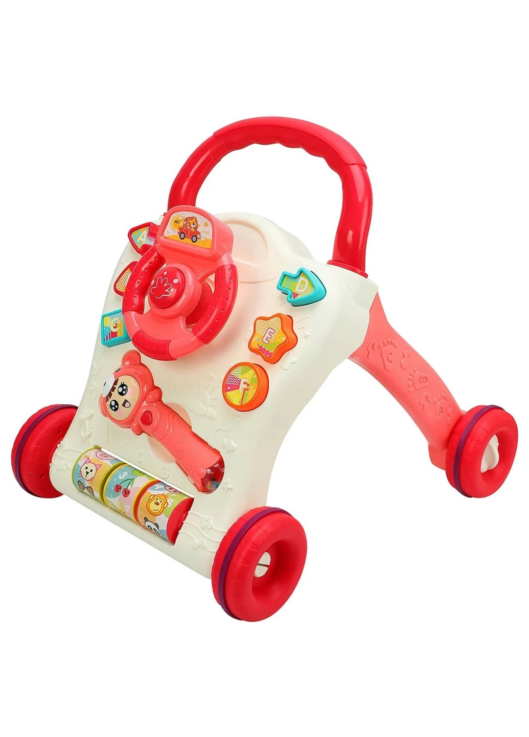 Дитячі ходунки-каталка з музикою та світлом 38х11х48 см Limo Toy (260532889)