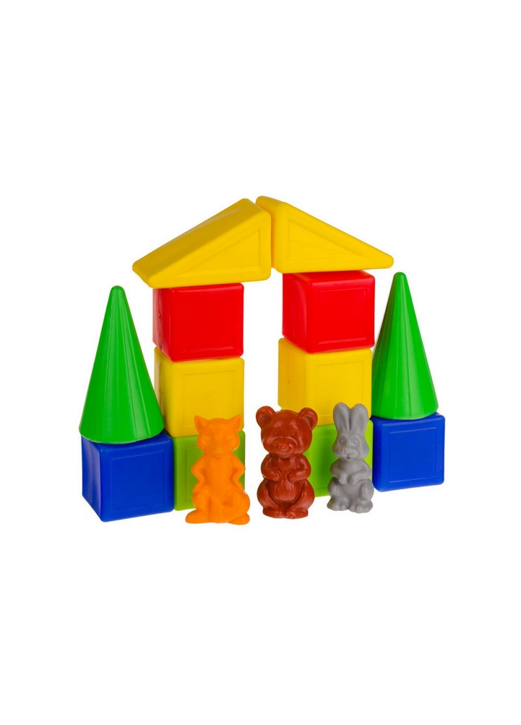 Конструктор "Теремок" 32 детали 7х59х44 см Colorplast (260531083)