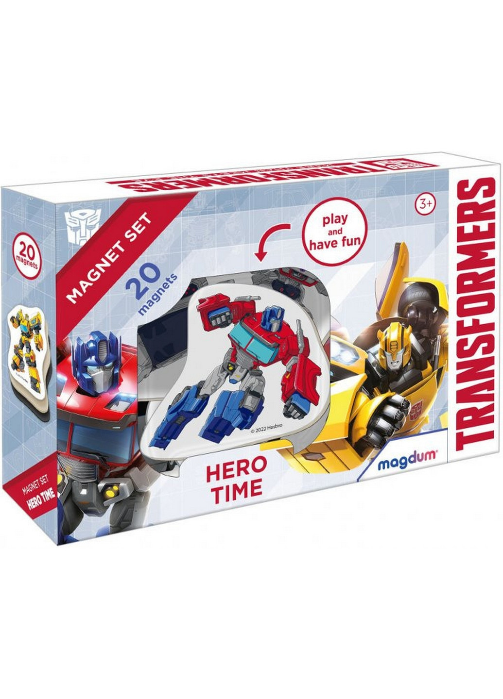 Набір магнітів "Трансформери. Час героїв" 4х17х12 см MAGDUM (260531265)