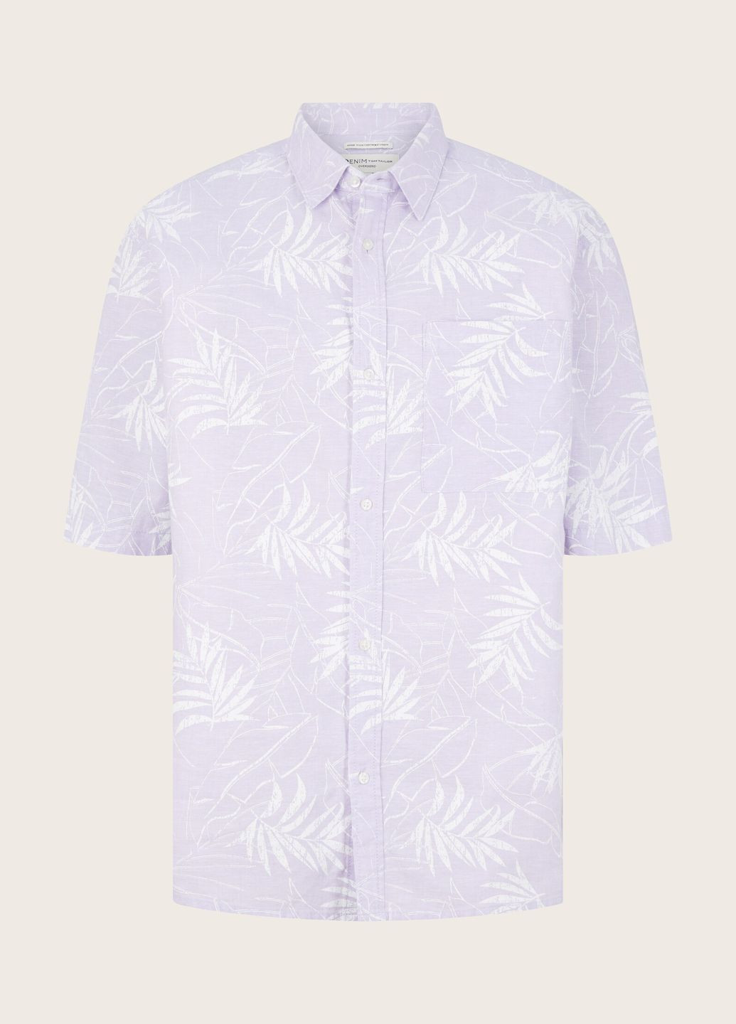 Фиолетовая кэжуал рубашка Tom Tailor
