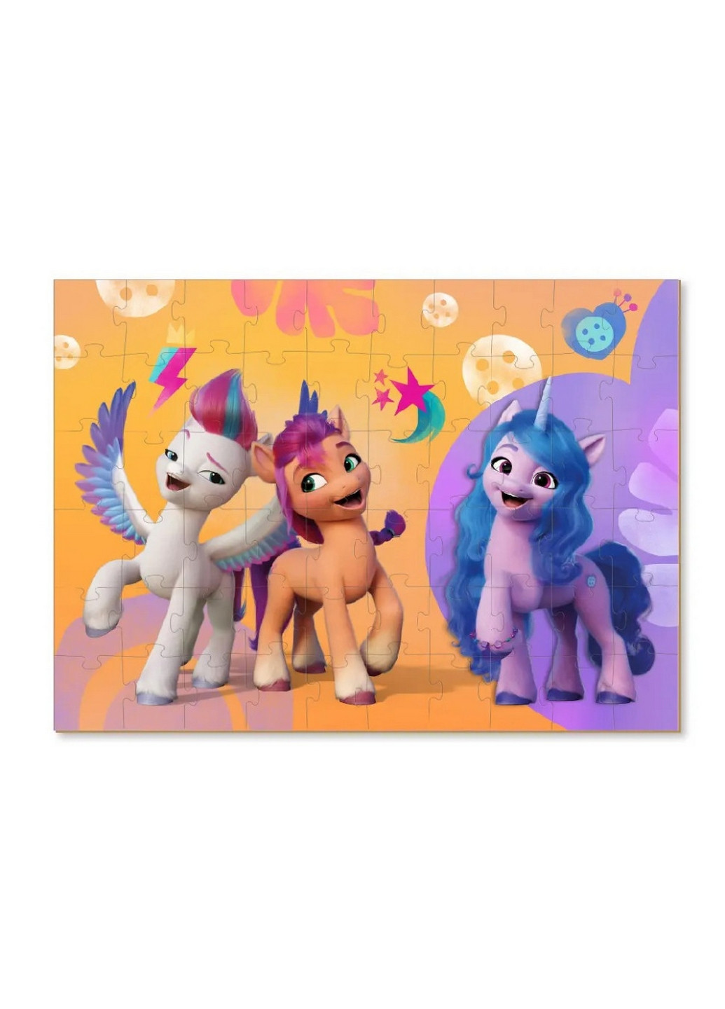 Дитячі пазли My Little Pony "Яскраві образи", 60 елементів, з фігуркою 32х23 см Dodo (260532321)