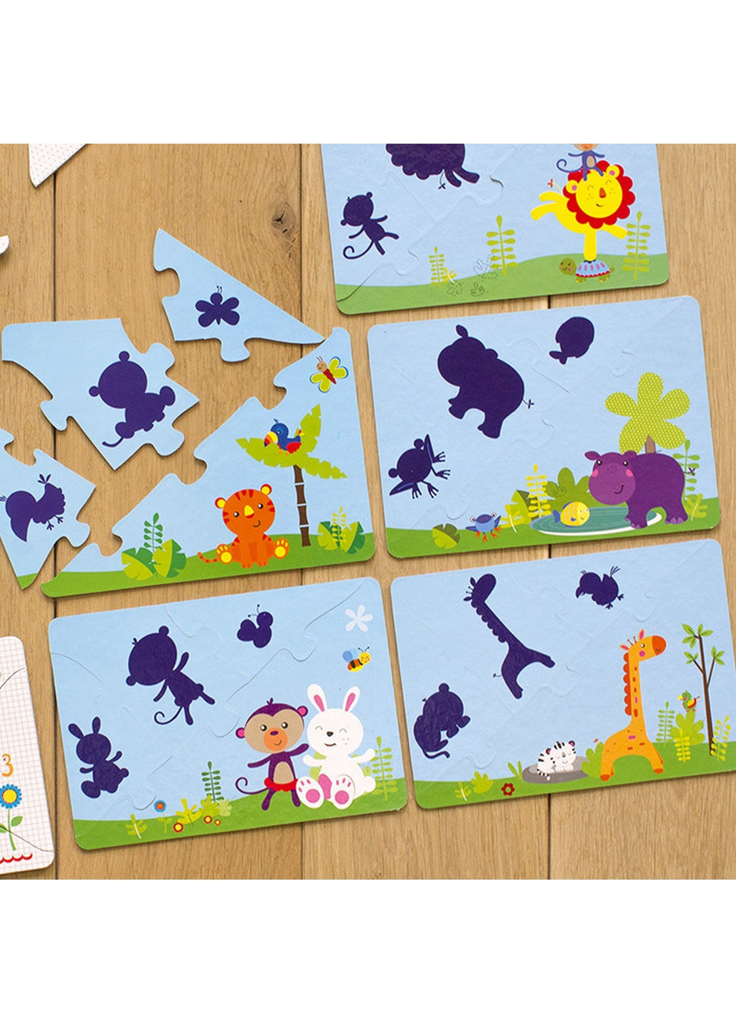 Детские пазлы, Изучаем мир зверей на укр. языке 33,7х23,8х5 см Ranok Creative (260533124)