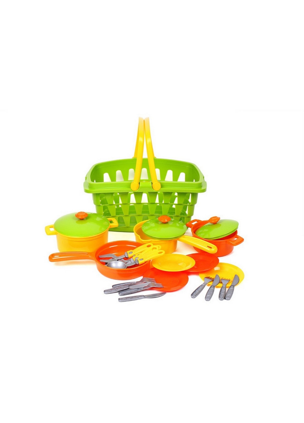 Игровой набор "Посуда в корзинке" 17х36,5х27 см ТехноК (260532160)