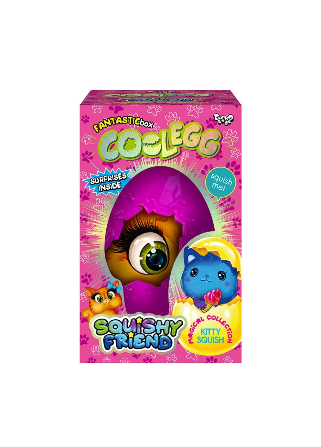 Набір творчої творчості "Cool Egg" 13х13х20,5 см Danko Toys (260530100)