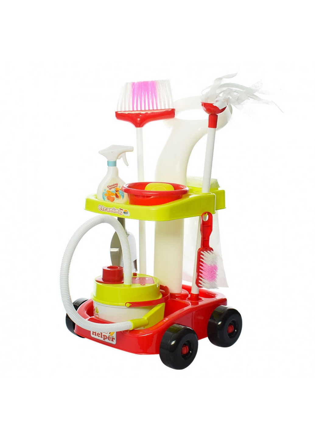 Дитячий ігровий набір для прибирання візка з аксесуарами 50х15х38 см Limo Toy (260530942)