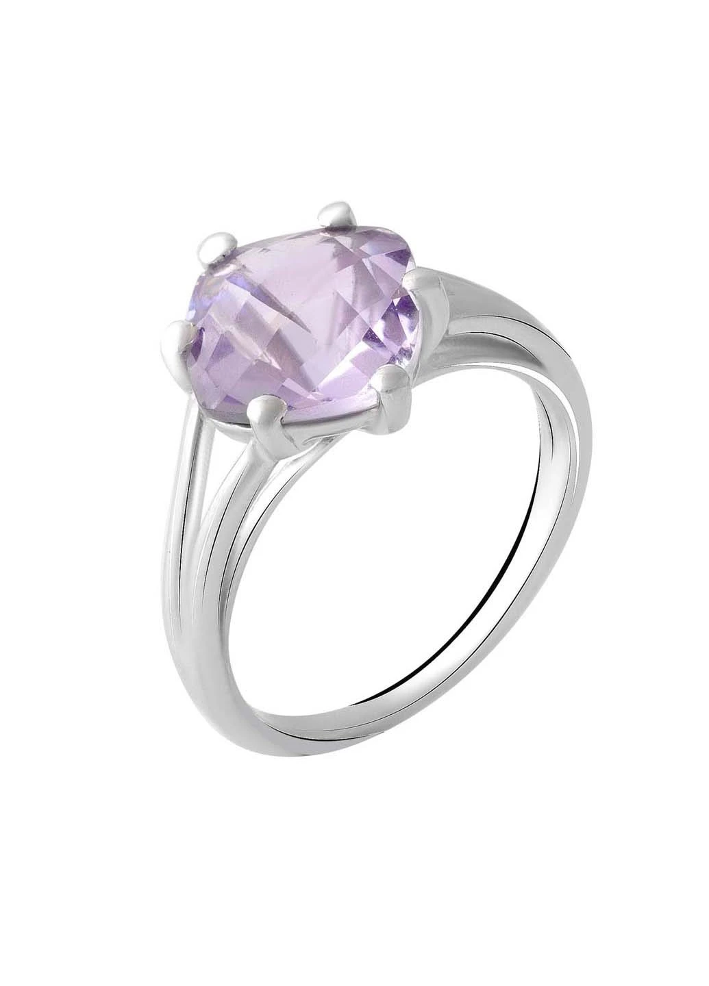 Серебряное кольцо с натуральным аметистом 2.3ct Silver Breeze (260516511)