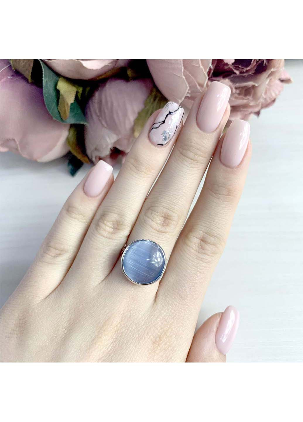 Серебряное кольцо с кошачим глазом Silver Breeze (260516337)