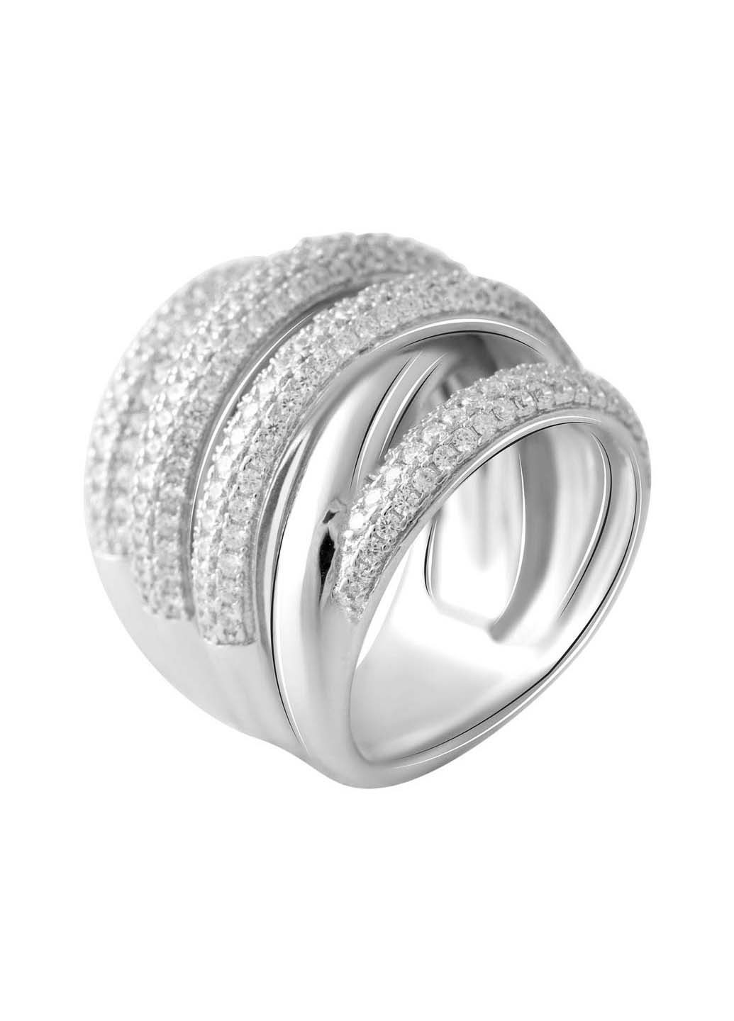 Серебряное кольцо с фианитами Silver Breeze (260516328)