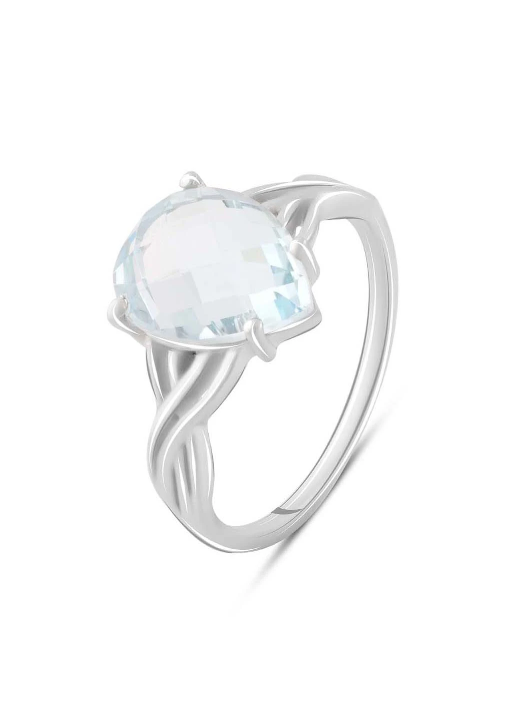 Серебряное кольцо с натуральным топазом 10.013ct Silver Breeze (260516771)