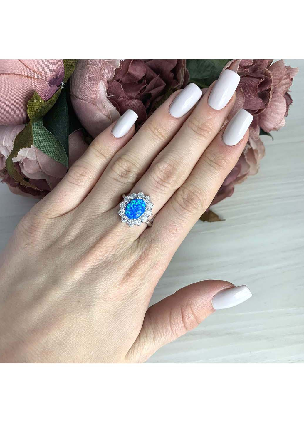 Серебряное кольцо с опалом 0.308ct Silver Breeze (260516762)