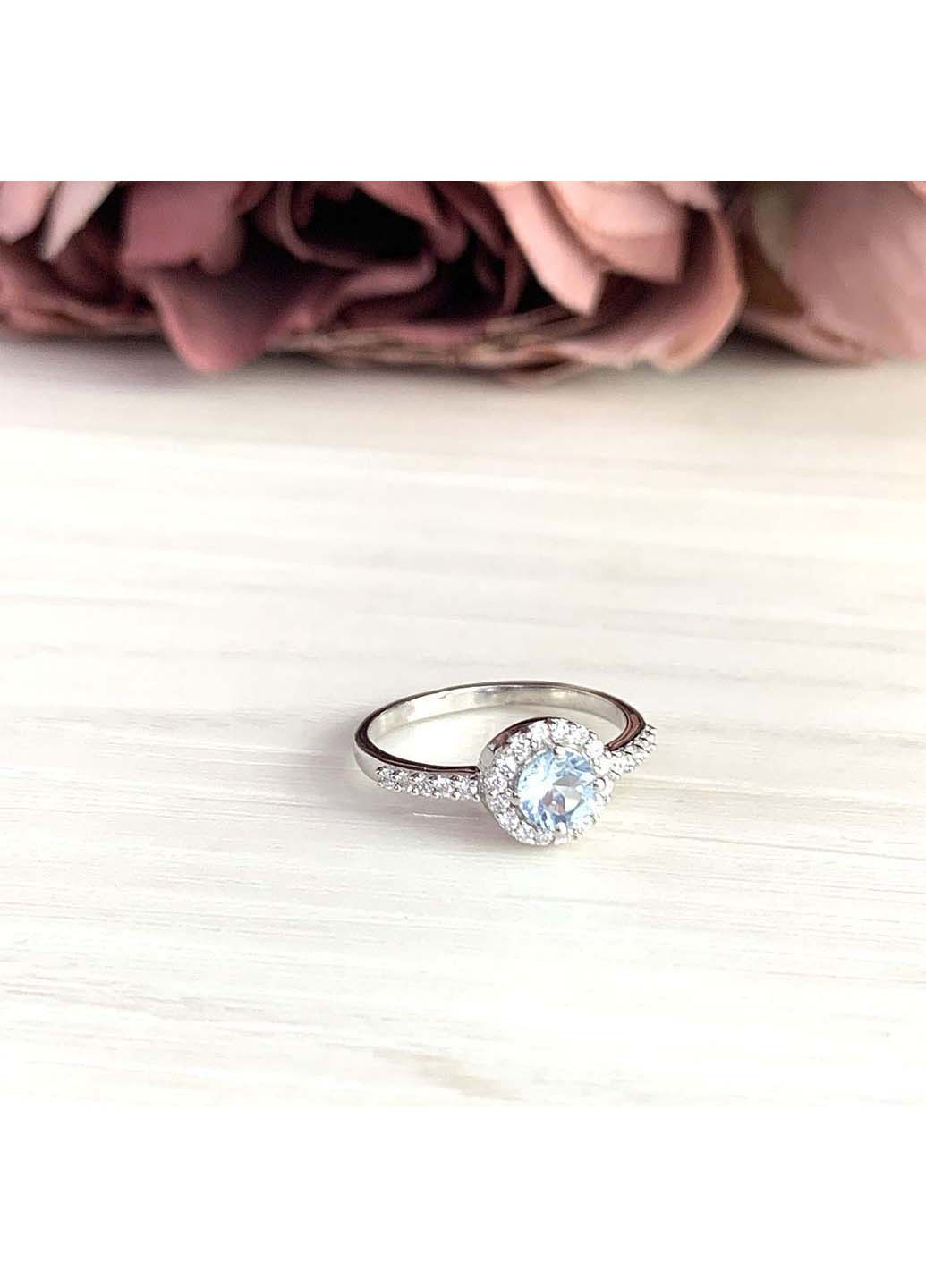 Серебряное кольцо с натуральным топазом Silver Breeze (260516798)