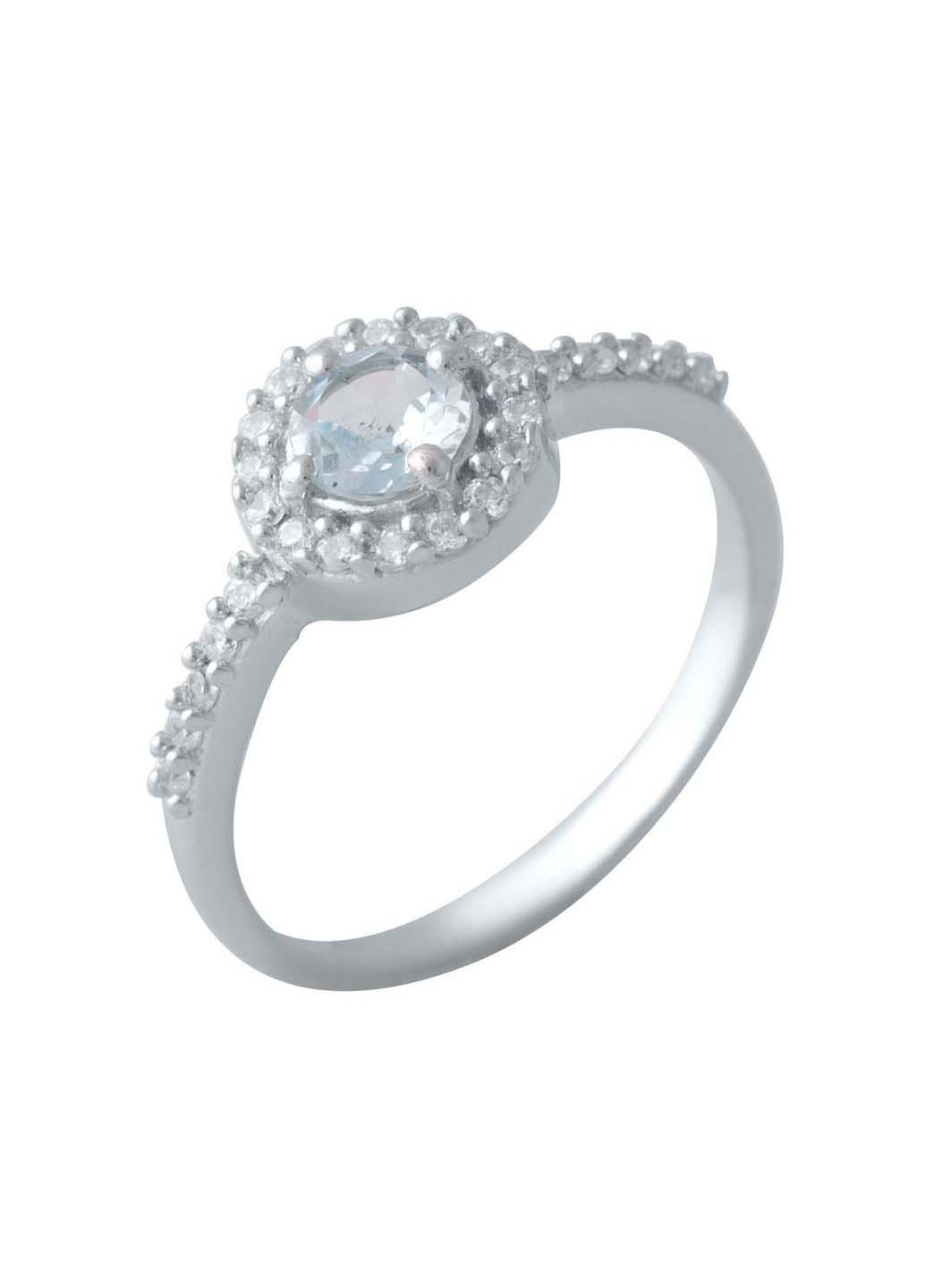 Серебряное кольцо с натуральным топазом Silver Breeze (260516798)