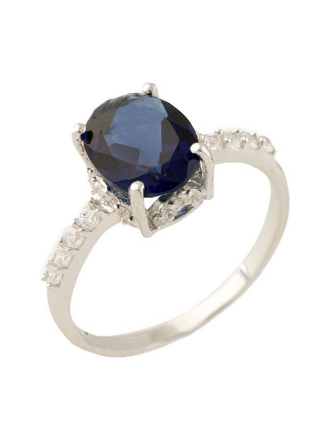 Срібна каблучка з сапфіром nano Silver Breeze (260516421)