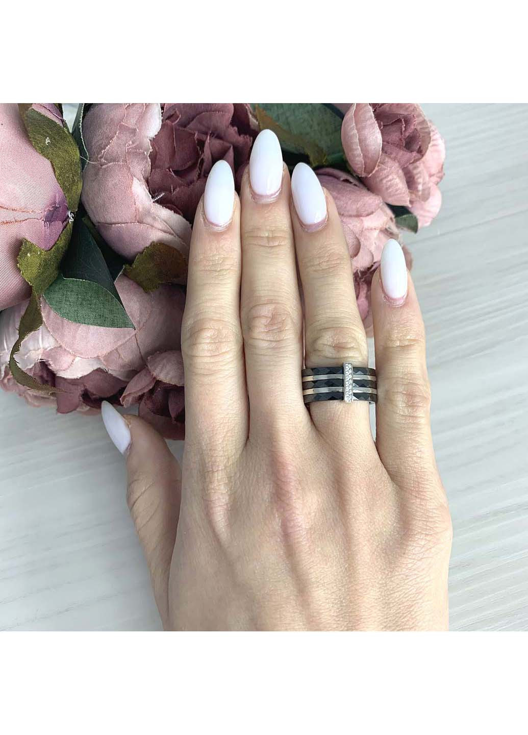 Срібна каблучка з керамікою Silver Breeze (260516607)