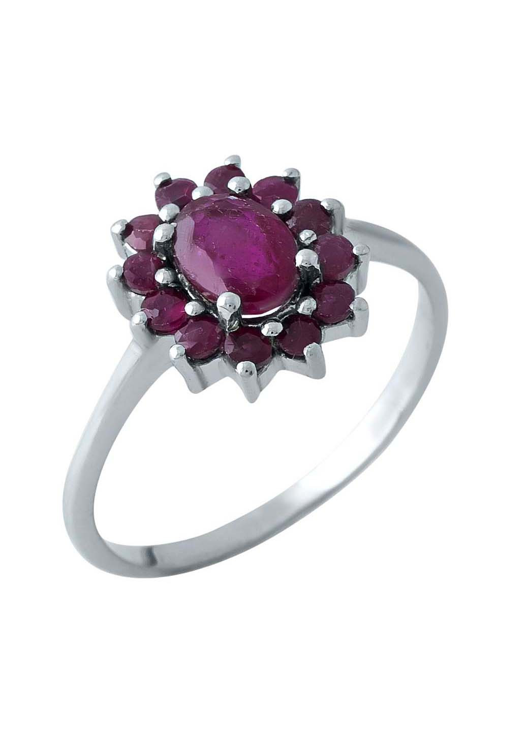 Серебряное кольцо с натуральным рубином 1.9ct Silver Breeze (260516630)