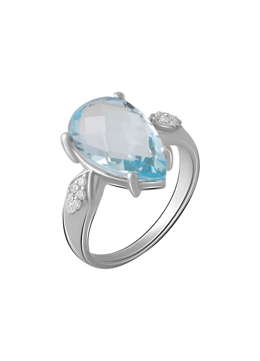 Срібна каблучка з натуральним топазом 4.905ct Silver Breeze (260516267)