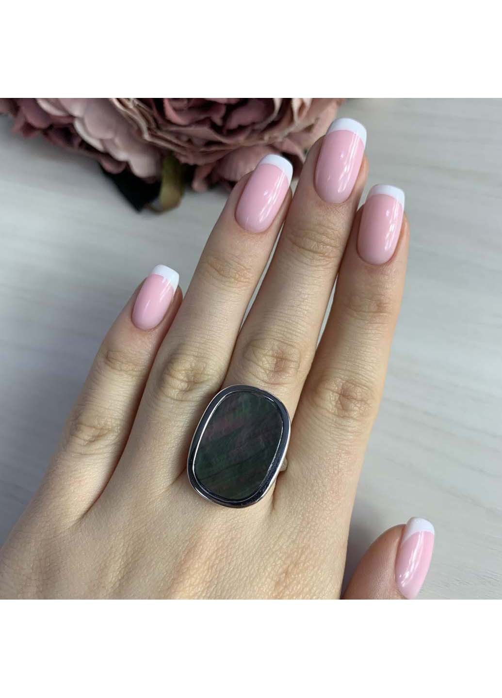 Серебряное кольцо с натуральным перламутром 3.4ct Silver Breeze (260516601)