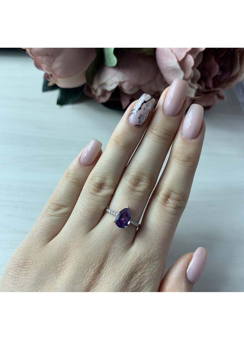 Срібна каблучка з олександритом 2.58ct Silver Breeze (260516727)