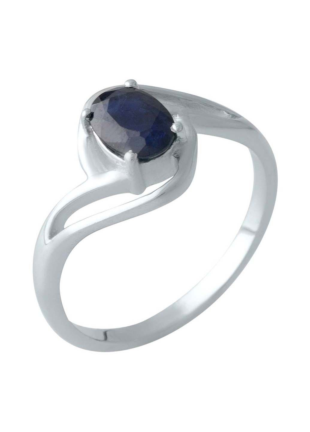 Серебряное кольцо с натуральным сапфиром Silver Breeze (260516416)