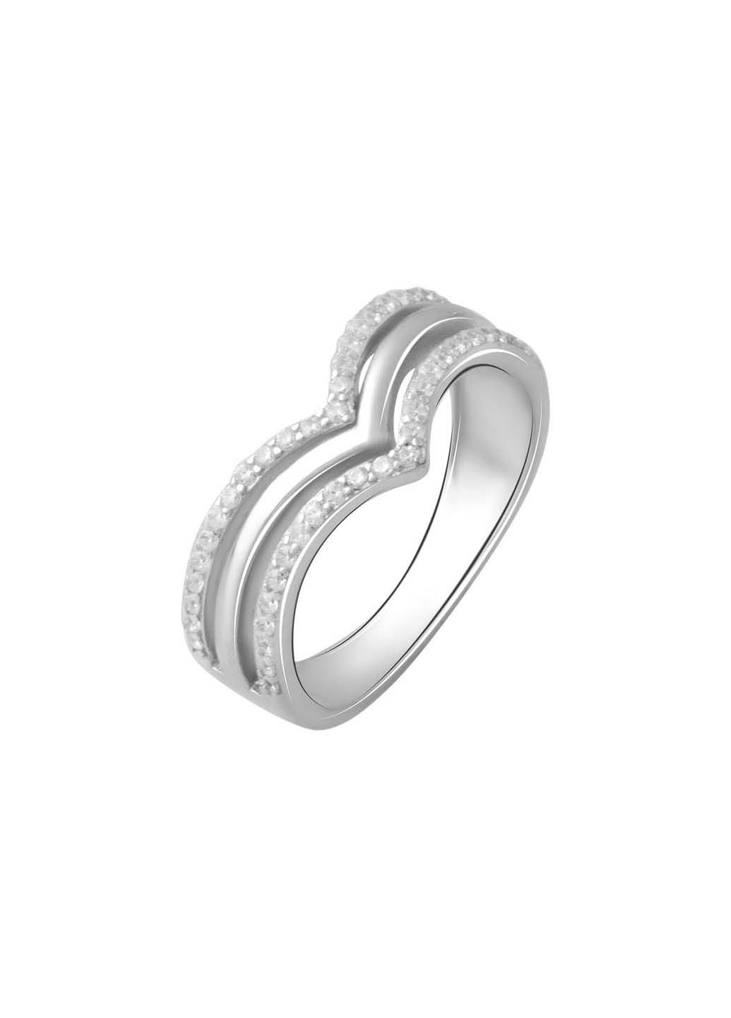 Серебряное кольцо с фианитами Silver Breeze (260516617)