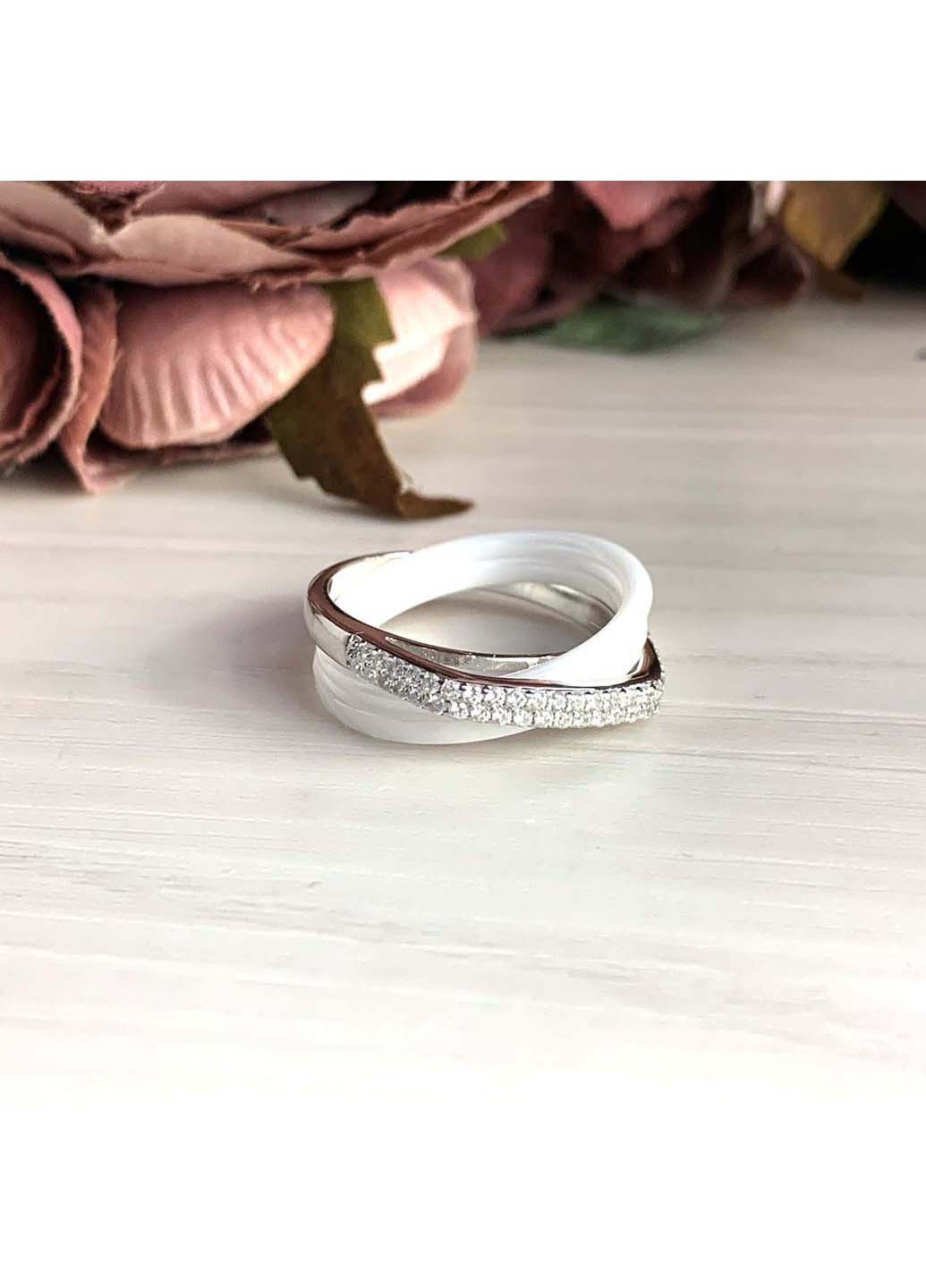 Серебряное кольцо с керамикой Silver Breeze (260516211)