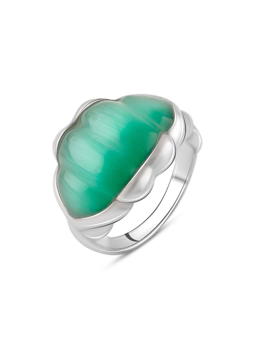 Серебряное кольцо с кошачим глазом Silver Breeze (260516304)