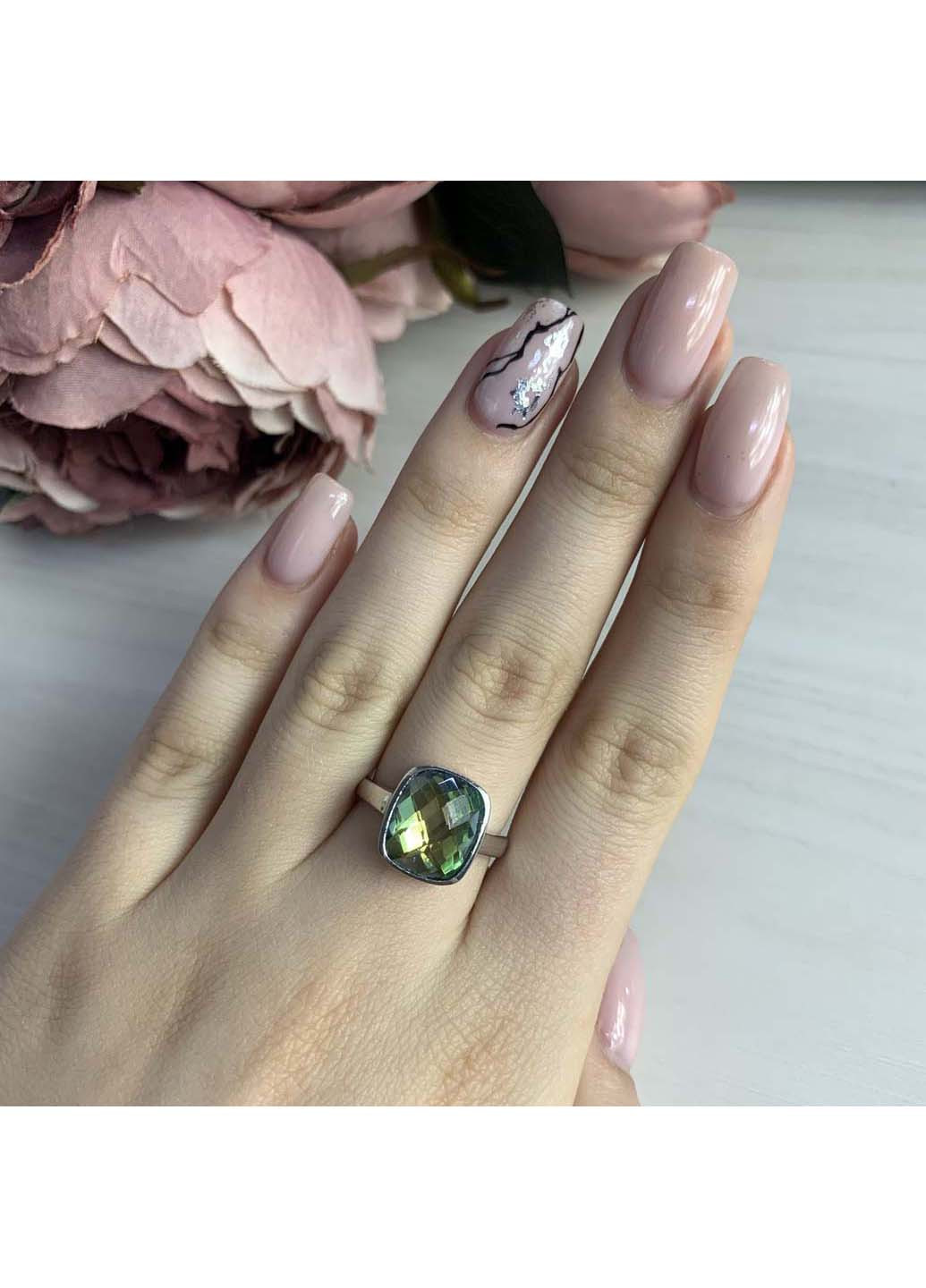 Срібна каблучка з натуральним містик топазом 4.05ct Silver Breeze (260516717)