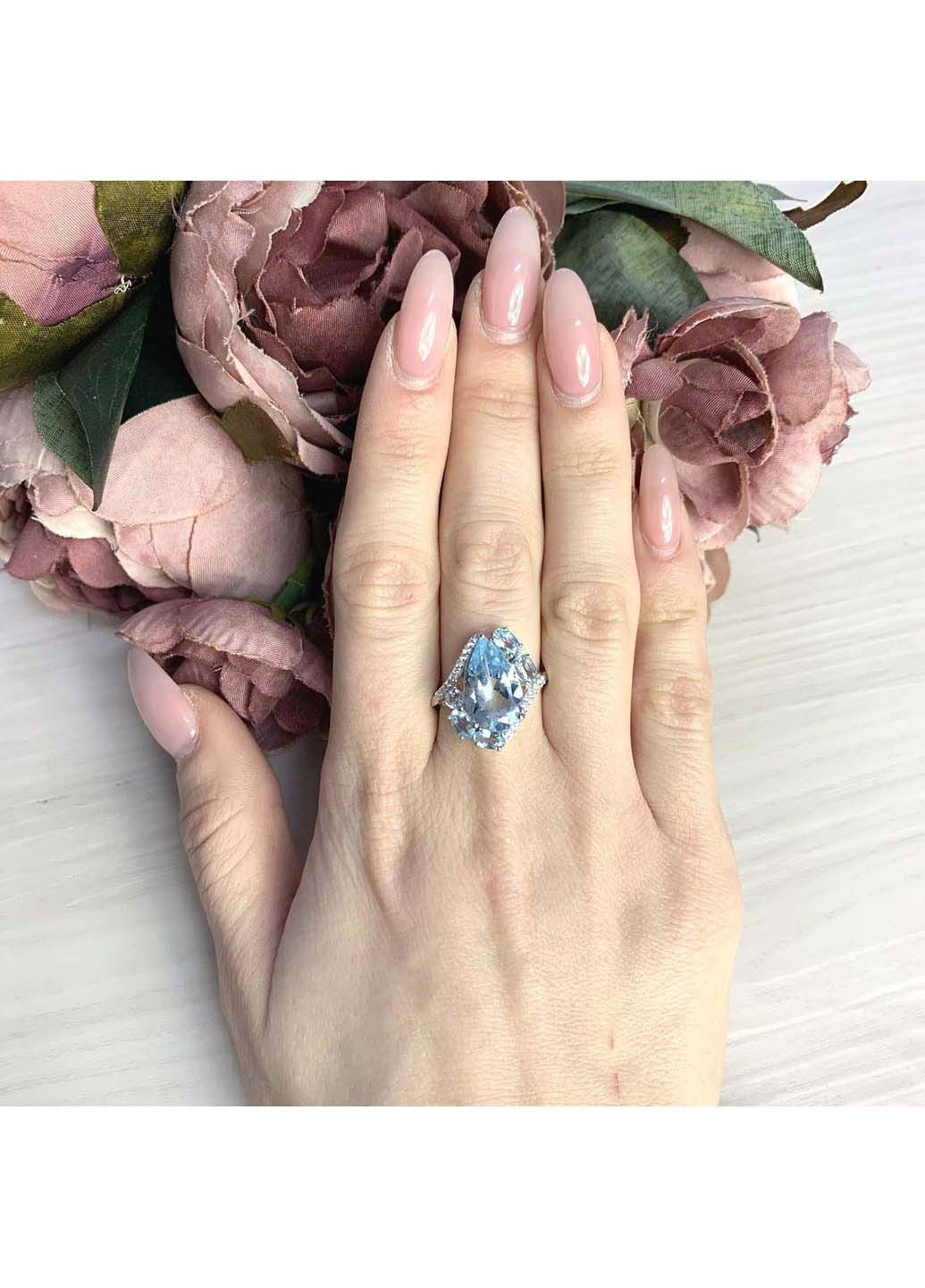 Срібна каблучка з натуральним топазом 5.788ct Silver Breeze (260516297)