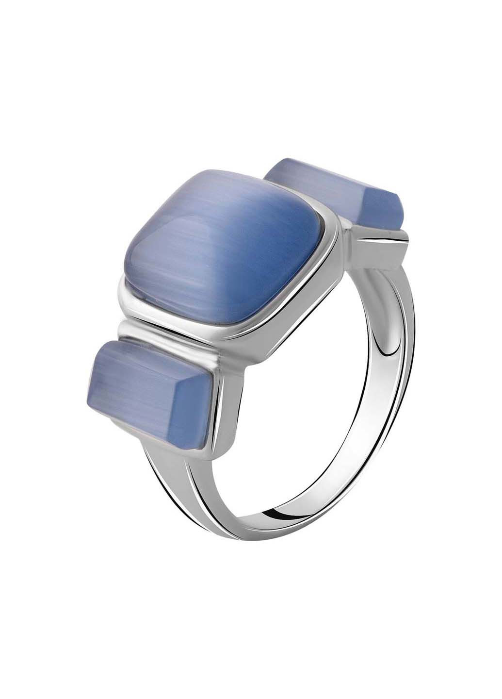 Серебряное кольцо с кошачим глазом Silver Breeze (260516502)