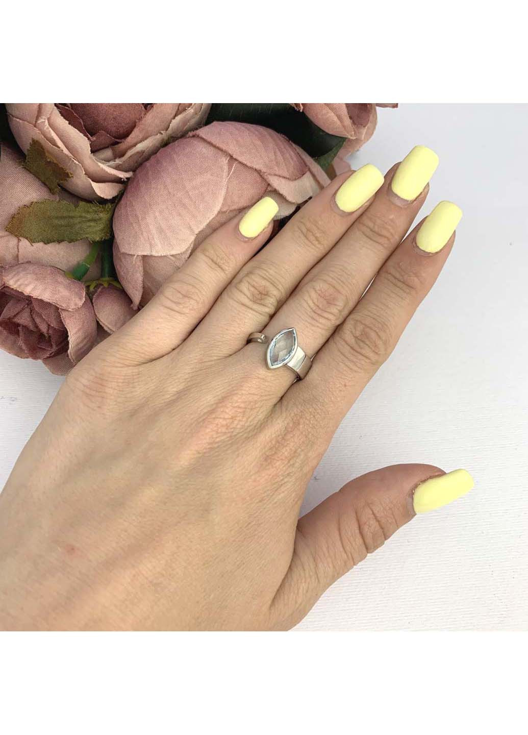 Срібна каблучка з натуральним топазом 2.088ct Silver Breeze (260516240)