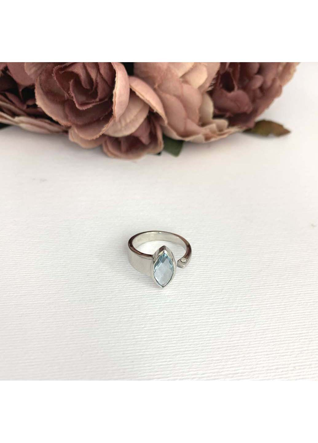 Срібна каблучка з натуральним топазом 2.088ct Silver Breeze (260516240)