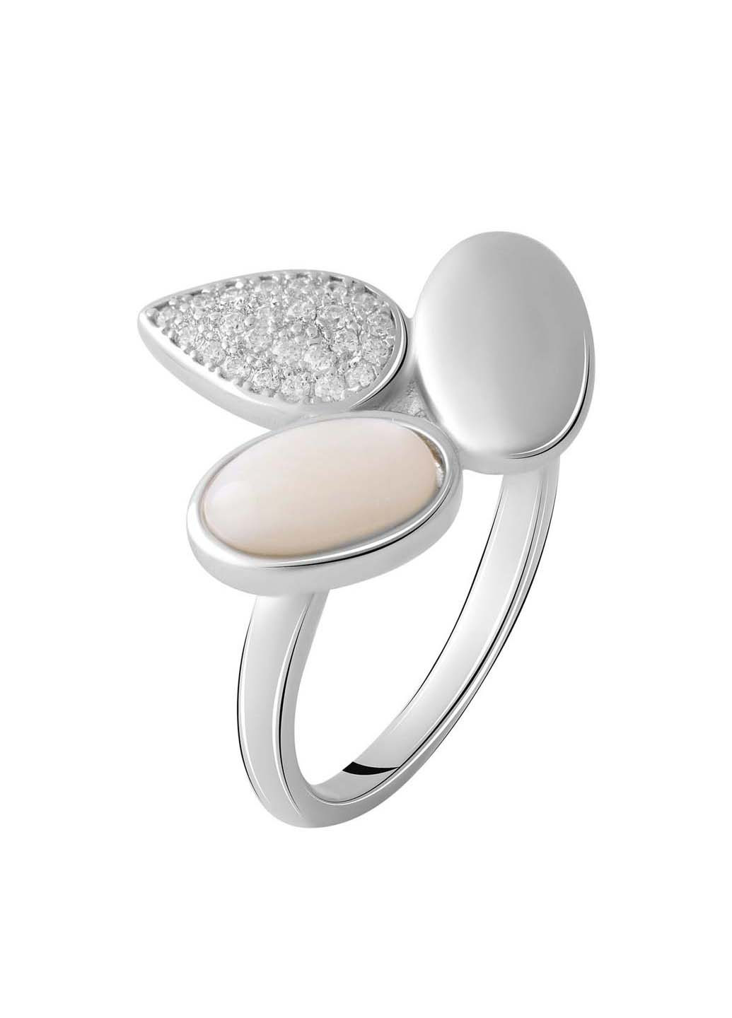 Серебряное кольцо с натуральным перламутром Silver Breeze (260516286)