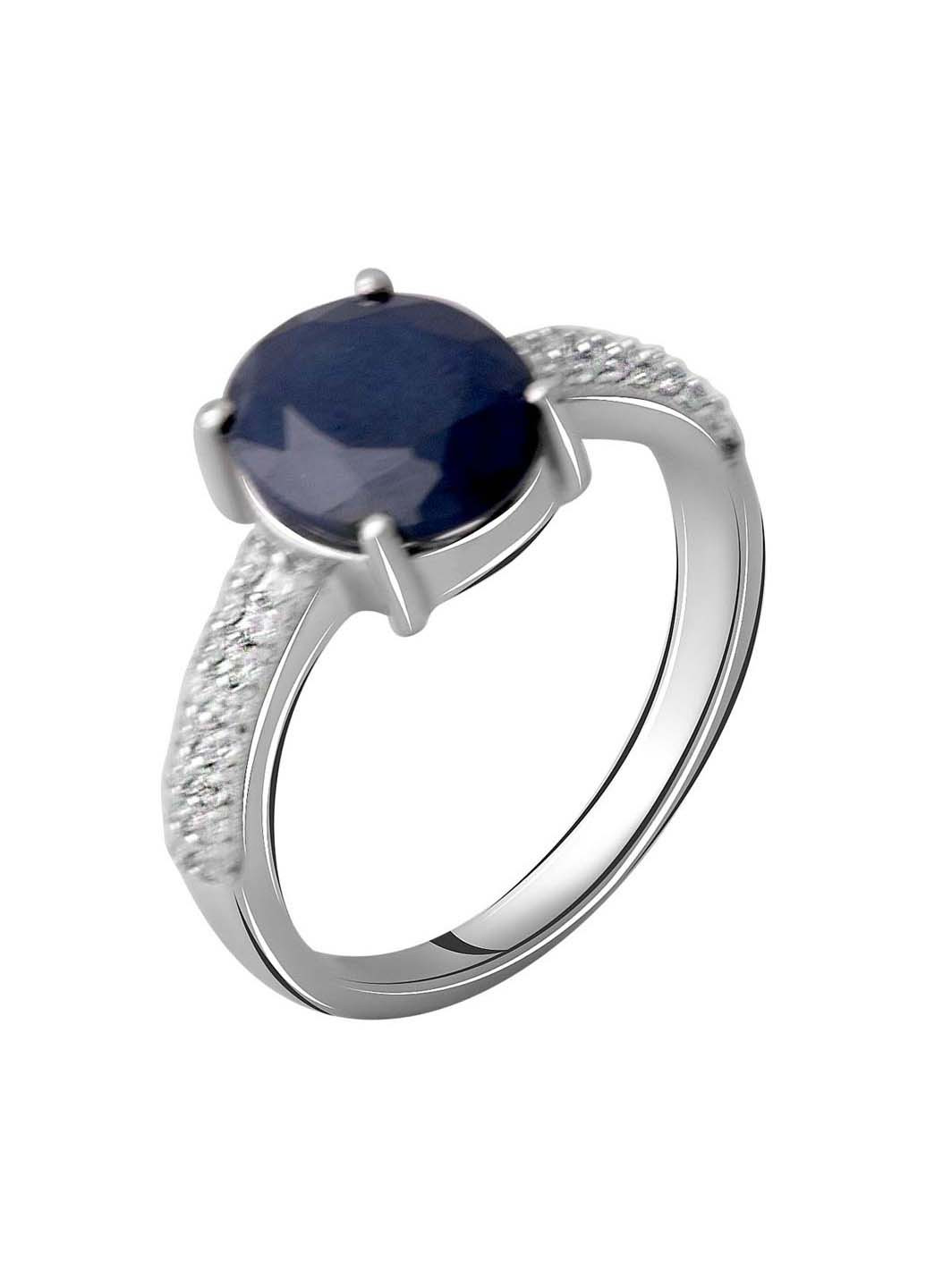 Срібна каблучка з натуральним сапфіром 3.552ct Silver Breeze (260516192)