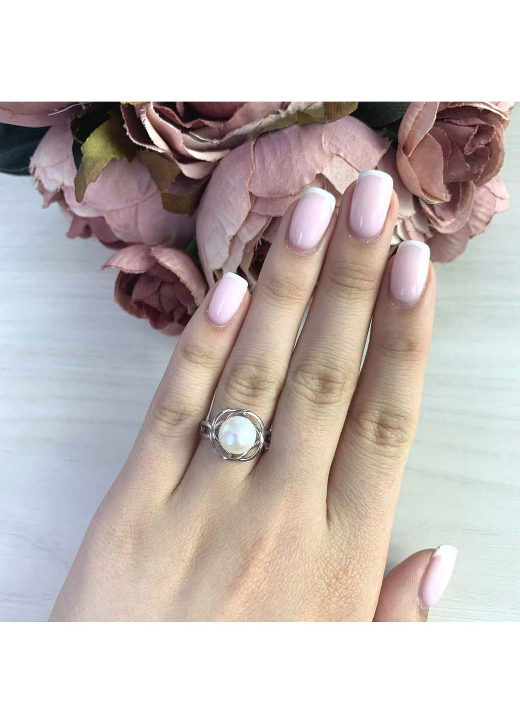 Срібна каблучка з натуральними перлами Silver Breeze (260516605)