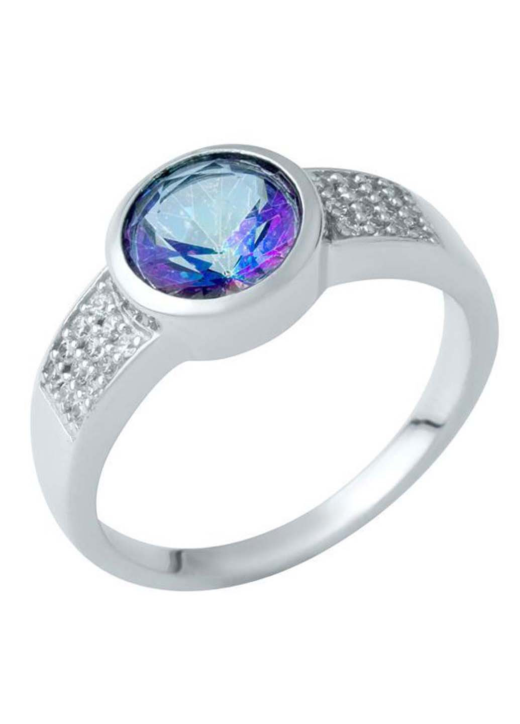 Срібна каблучка з натуральним містик топазом 1.28ct Silver Breeze (260516376)