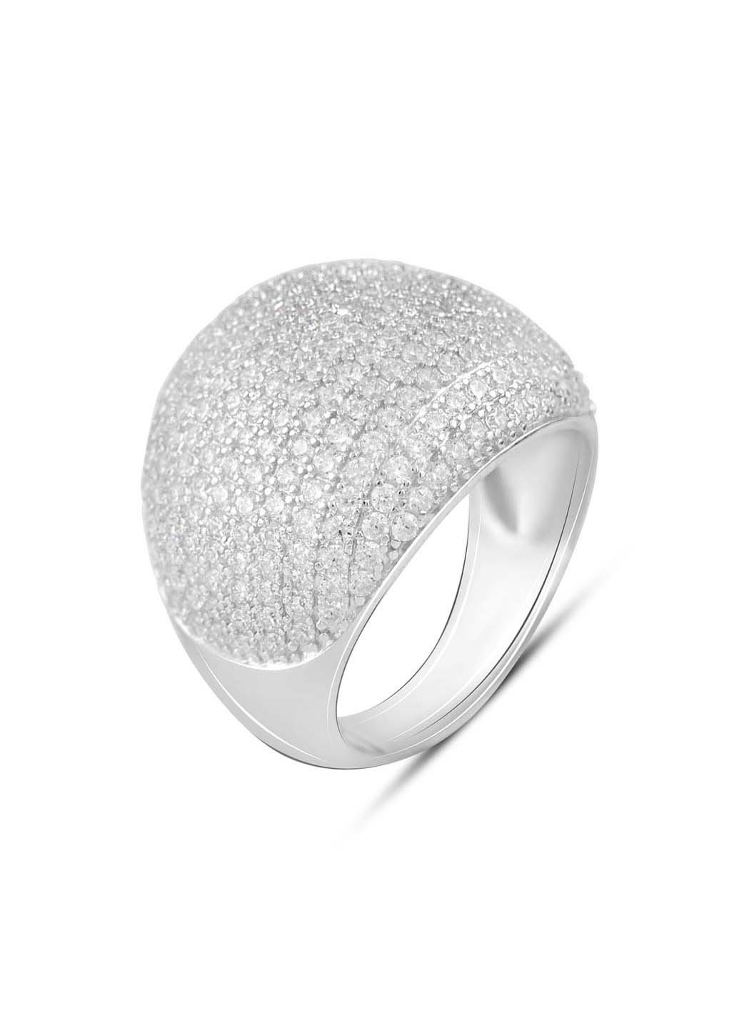 Срібна каблучка з фіанітами. Silver Breeze (260517930)