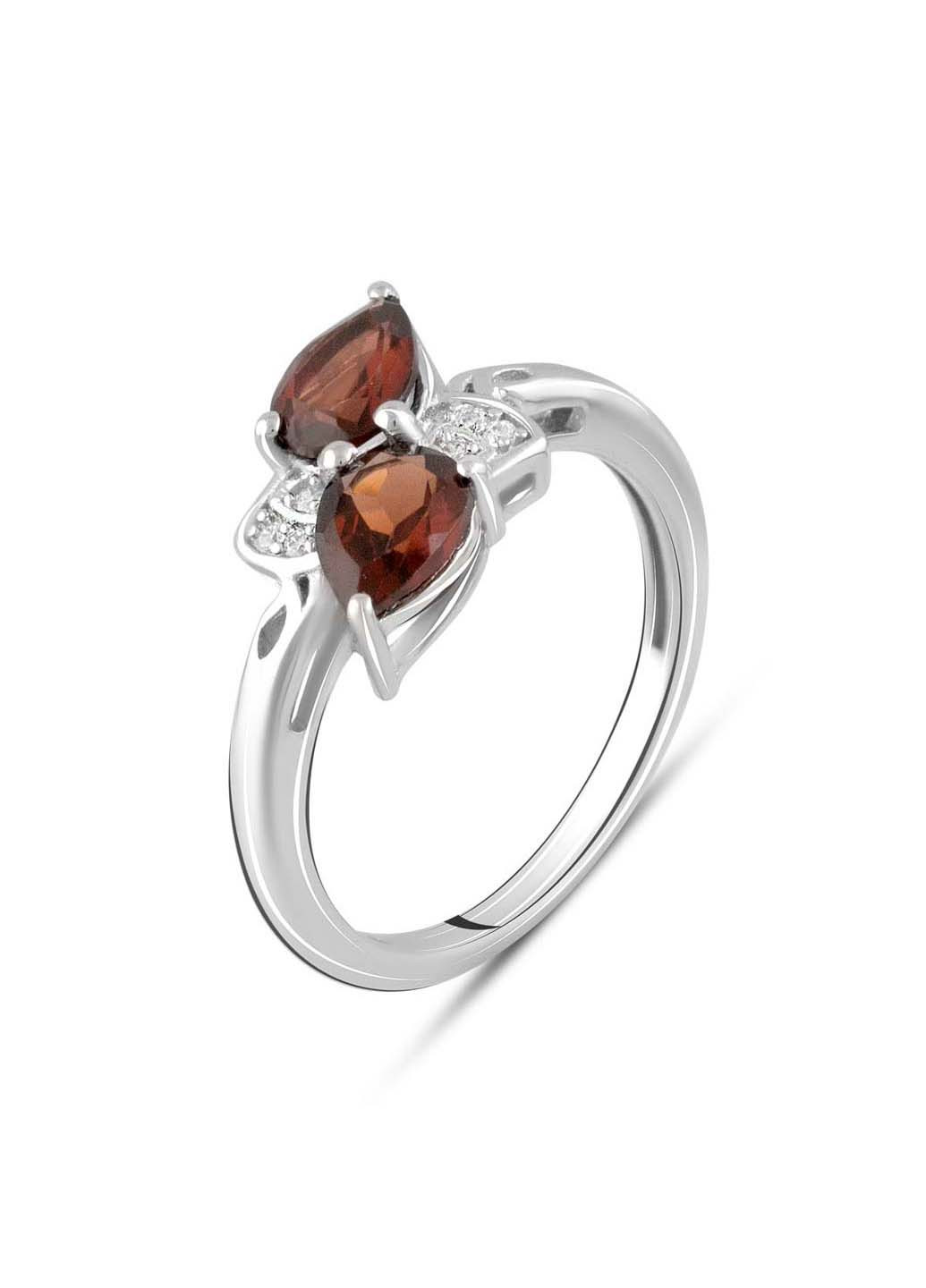 Серебряное кольцо с натуральным гранатом 1.7ct Silver Breeze (260518161)