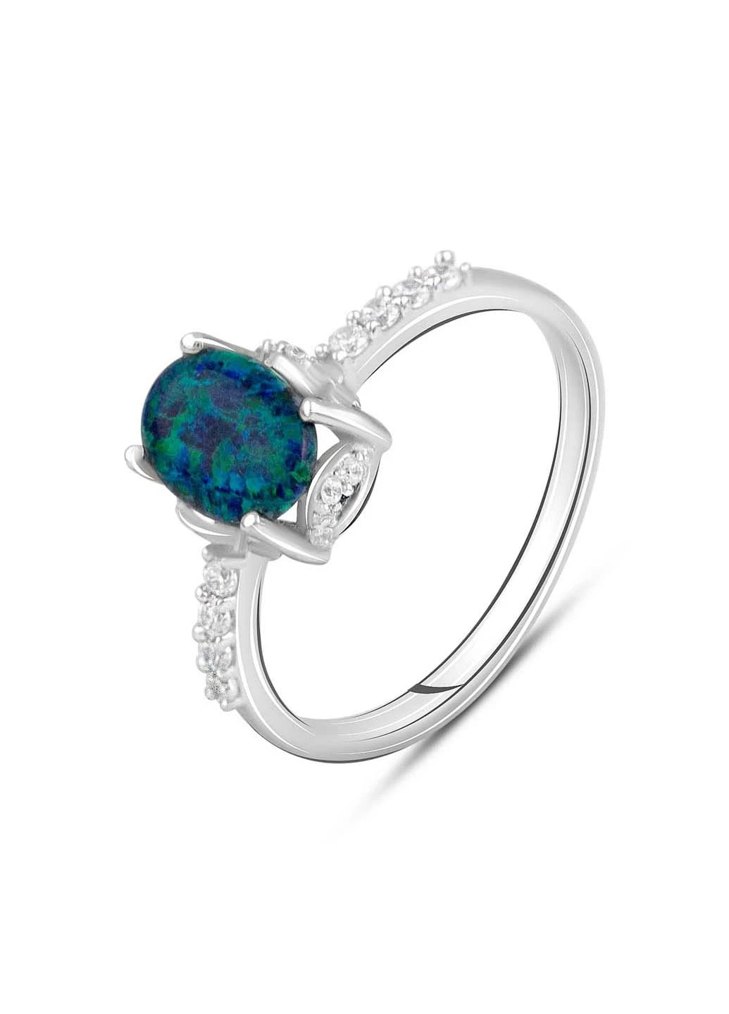 Серебряное кольцо с опалом Silver Breeze (260518363)