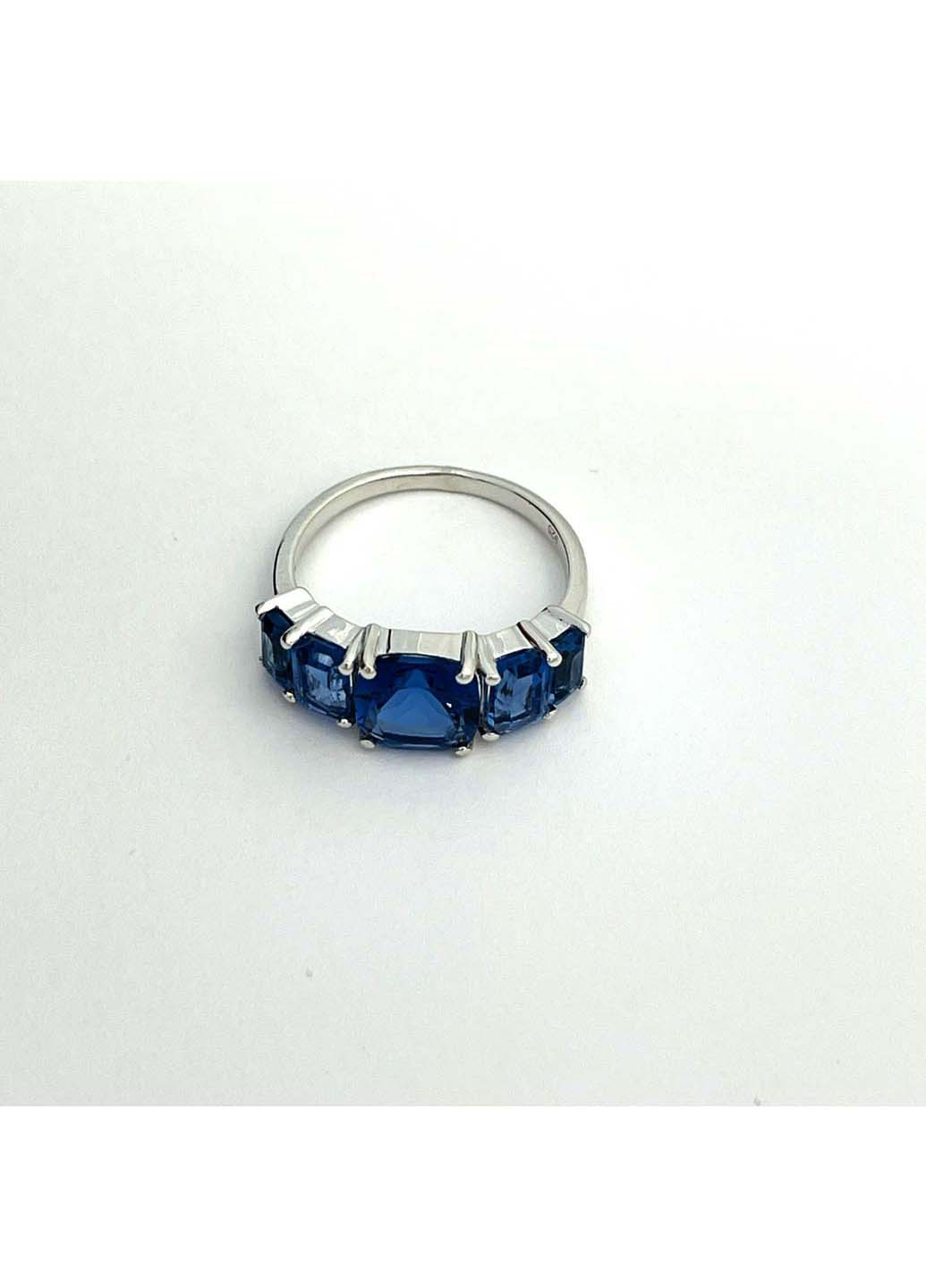 Серебряное кольцо с искусственным танзанитом nano 1.838ct Silver Breeze (260518002)