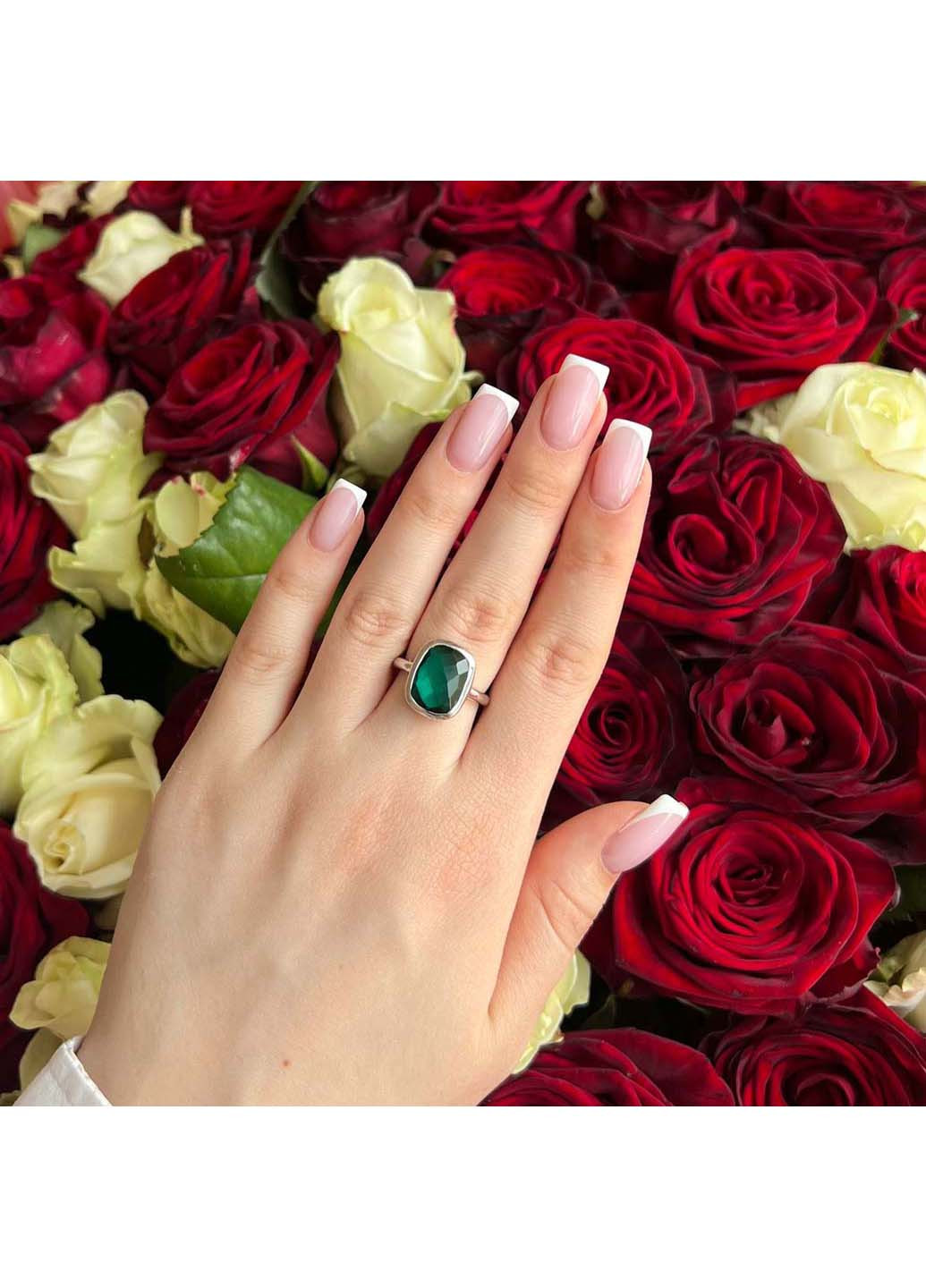 Серебряное кольцо с аквамарином nano 5.533ct Silver Breeze (260518089)